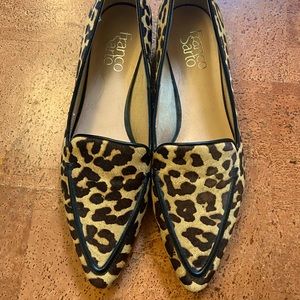 Leopard print flats